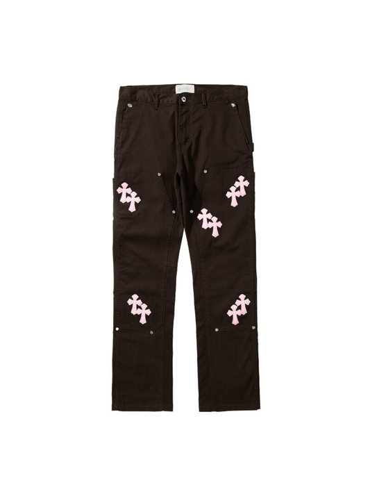 Pink Cross Pants