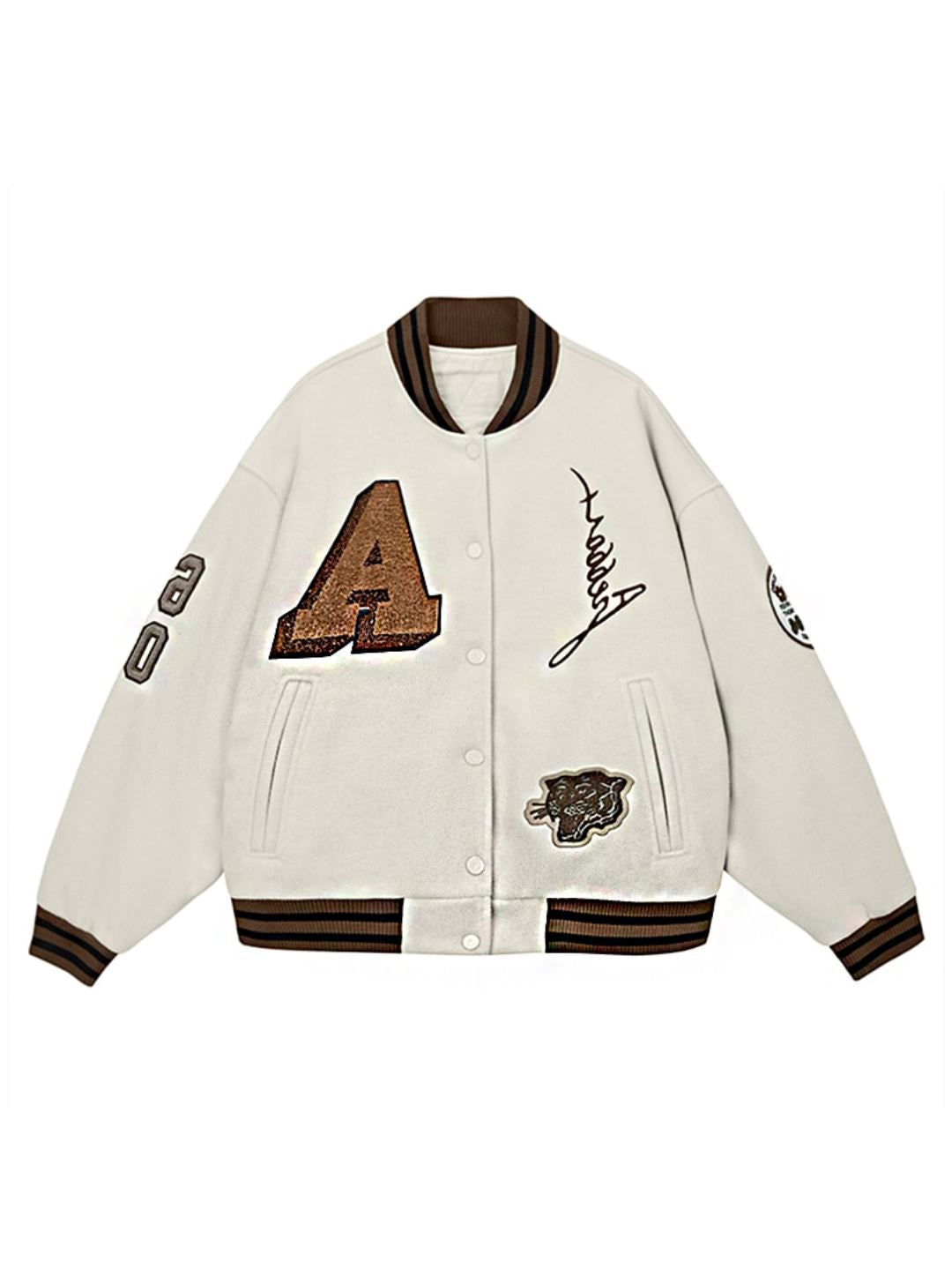 Tiger Jacket Jacket THEFUSEWEAR White M 